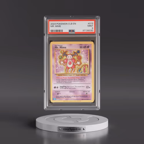 2023 Pokémon Clb-Trading Card Game Classic Blastoise & Suicune EX Deck #013 Mr. Mime (PSA 9 MINT)