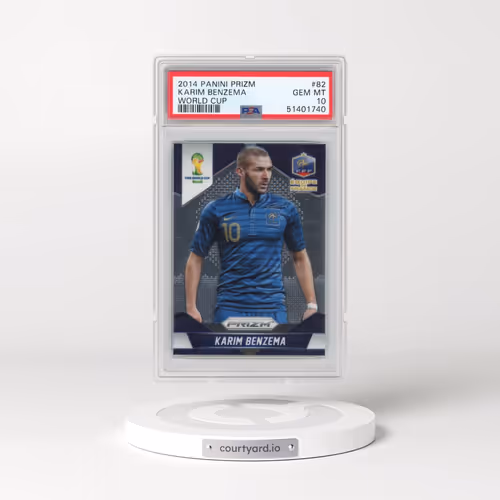 2014 Panini Prizm World Cup #82 Karim Benzema (PSA 10 GEM MINT)