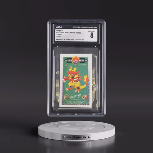 1998 Pokémon Kaku Menko (1998 Amada) - Japanese Magmar - Small (45MM x 74MM) (CGC 8 NM-MT)