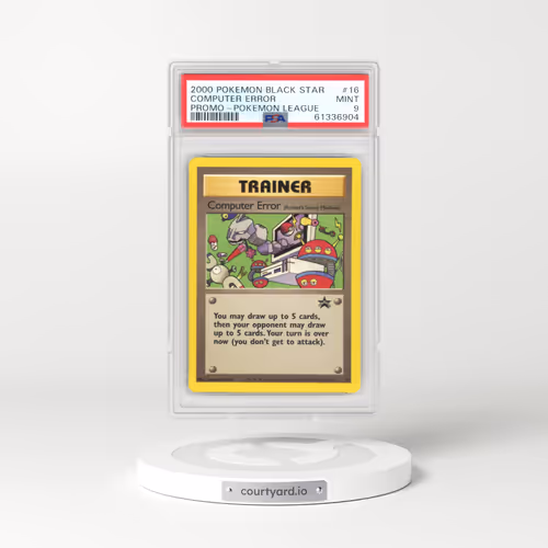 1999 Black Star Promos #16 Computer Error - Pokémon League (PSA 9 MINT)