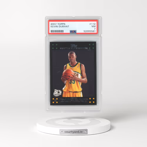 2007 Topps #112 Kevin Durant (PSA 7 NM)