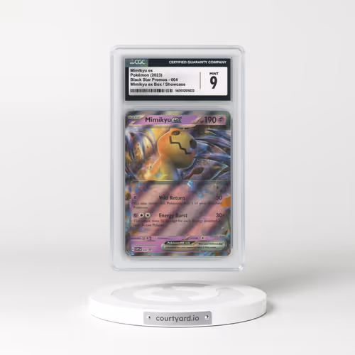 2023 Black Star Promos - Scarlet & Violet SVP EN #004 Mimikyu ex - Mimikyu ex Box / Showcase (CGC 9 MINT)