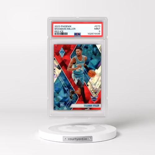 2023 Panini Phoenix #273 Brandon Miller - Red Ice (PSA 9 MINT)