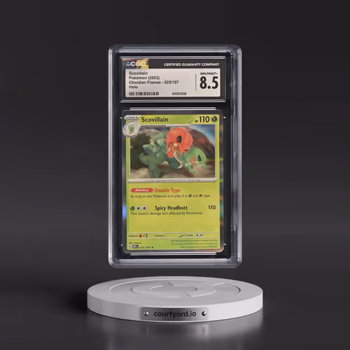 2023 Pokémon Obf EN-Obsidian Flames #025 Scovillain (CGC 8.5 NM-MT+)