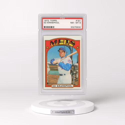 1972 Topps #181 Ed Kranepool (PSA 8 NM-MT)