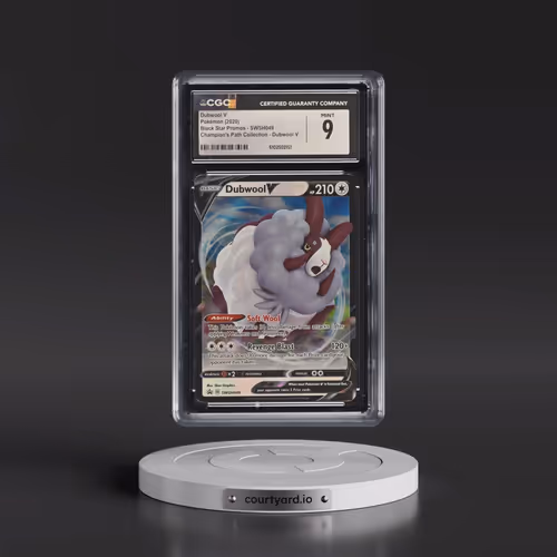 2017 Black Star Promos - Sword & Shield #SWSH049 Dubwool V - Holo Champion's Path Collection - Dubwo