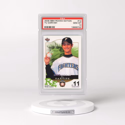 2005 BBM Rookie Edition #12 YU Darvish (PSA 10 GEM MINT)