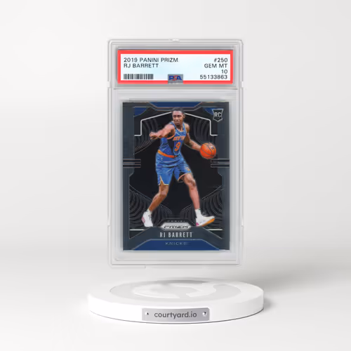 2019 Panini Prizm #250 RJ Barrett (PSA 10 GEM MINT)