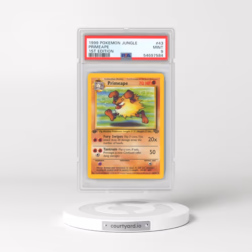 1999 Pokémon Jungle #43 Primeape - 1st Edition (PSA 9 MINT)