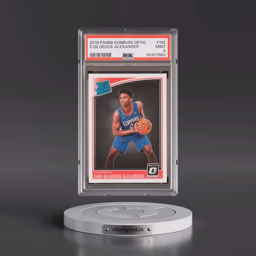 2018 Panini Donruss Optic #162 Shai Gilgeous-Alexander (PSA 9 MINT)