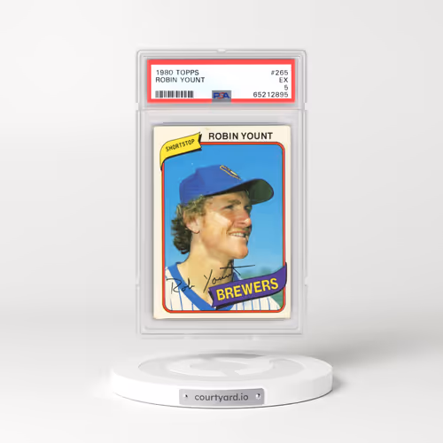 1980 Topps #265 Robin Yount (PSA 5 EX)