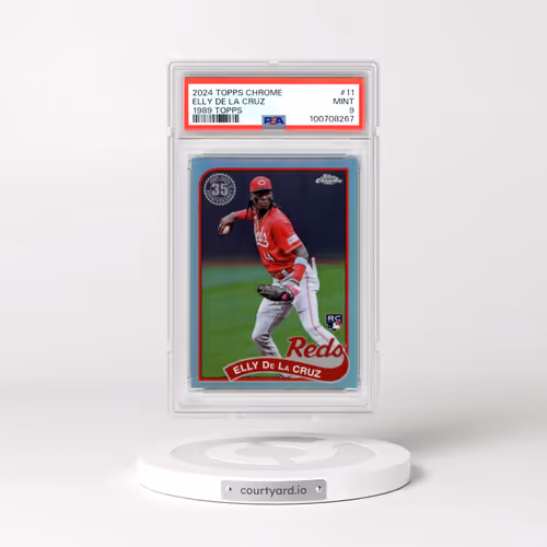 2024 Topps Chrome 1989 Topps Baseball #11 Elly de La Cruz (PSA 9 MINT)