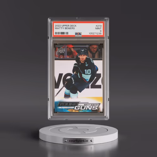 2022 Upper Deck #213 Matty Beniers (PSA 9 MINT)