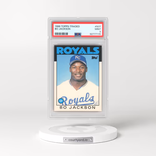 1986 Topps Traded #50T Bo Jackson (PSA 9 MINT)