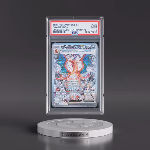 2023 Pokémon Obf EN-Obsidian Flames #223 Charizard EX - Holo Special Illustration Rare (PSA 9 MINT)