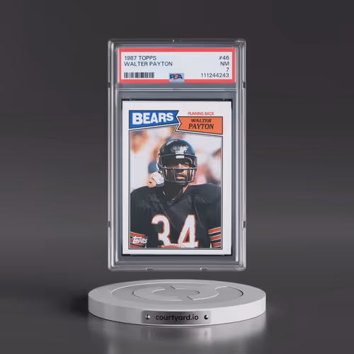 1987 Topps #46 Walter Payton (PSA 7 NM)
