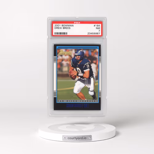 2001 Bowman #164 Drew Brees (PSA 7 NM)
