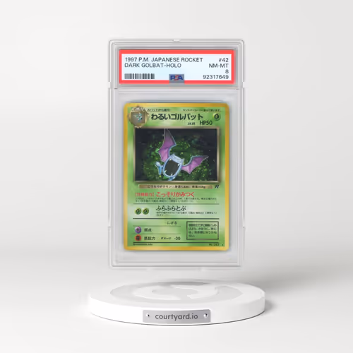 1997 Pokémon Rocket #42 Dark Golbat - Holo (PSA 8 NM-MT)