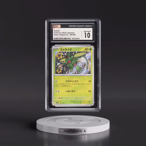 2023 Shiny Treasure ex #194/190 Scyther - Shiny Rare Holo (CGC 10 GEM MINT)