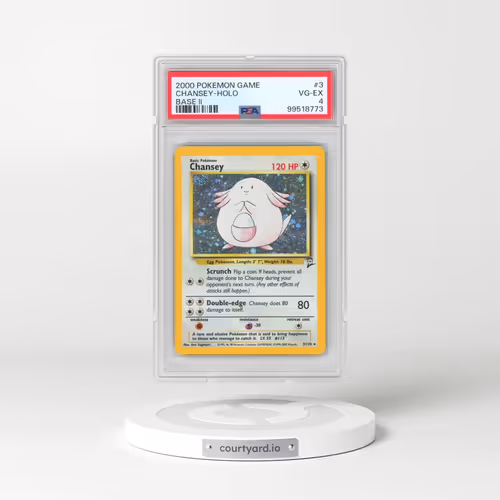 2000 Pokémon Game Base II #3 Chansey - Holo (PSA 4 VG-EX)