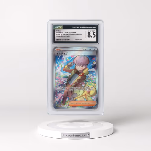 2023 Ruler of the Black Flame #130/108 Ortega - Super Rare Holo (CGC 8.5 NM-MT+)
