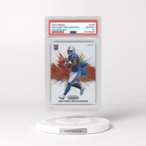 2023 Panini Prizm Color Blast #CB8 Anthony Richardson (PSA 10 GEM MINT)