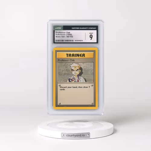 1999 Base Set #88/102 Professor Oak (CGC 9 MINT)