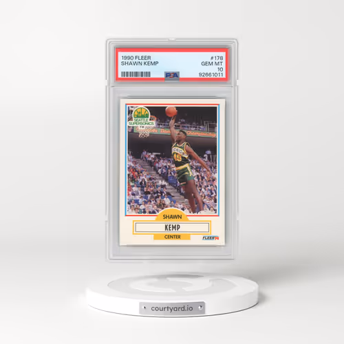 1990 Fleer #178 Shawn Kemp (PSA 10 GEM MINT)