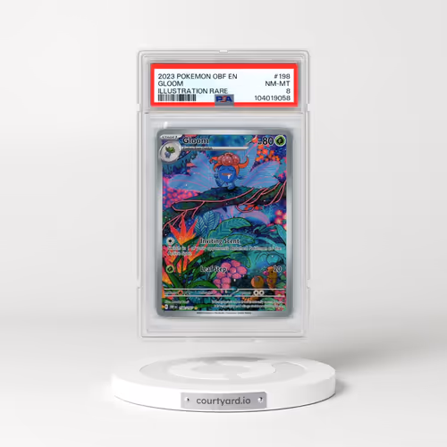 2023 Pokémon Obf EN-Obsidian Flames #198 Gloom - Illustration Rare (PSA 8 NM-MT)