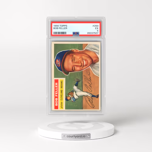1956 Topps #200 Bob Feller (PSA 5 EX)