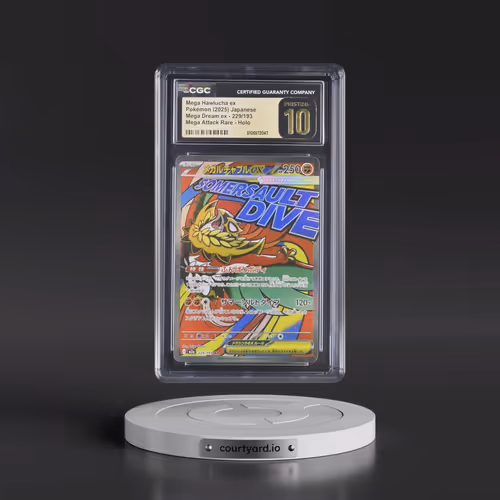 2025 Mega Dream ex - M2a #229/193 Mega Hawlucha ex - Mega Attack Rare Holo (CGC 10 PRISTINE)