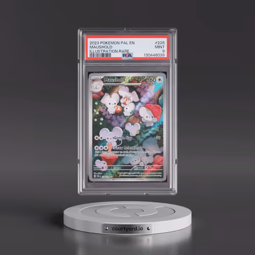 2023 Pokémon Pal EN-Paldea Evolved #226 Maushold - Illustration Rare (PSA 9 MINT)