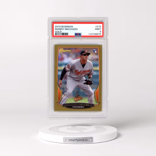 2013 Bowman #215 Manny Machado - Gold (PSA 9 MINT)
