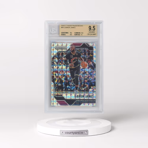 2016 Panini Prizm Mosaic #64 LeBron James (BGS 9.5 GEM MINT)