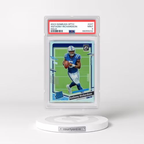 2023 Panini Donruss Optic #247 Anthony Richardson - Holo (PSA 9 MINT)