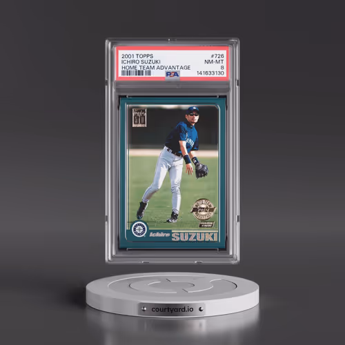 2001 Topps #726 Ichiro Suzuki - Home Team Advantage (PSA 8 NM-MT)