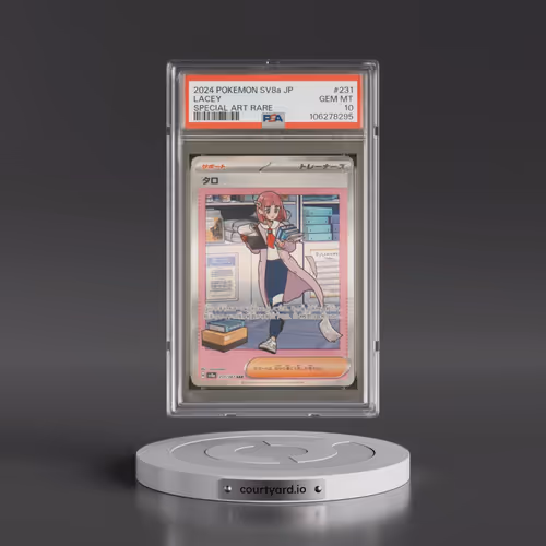 2024 Pokémon Sv8a-Terastal Fest EX #231 Lacey - Special Art Rare (PSA 10 GEM MINT)