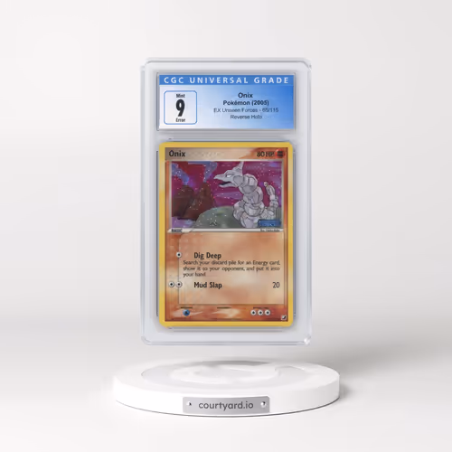 2005 EX Unseen Forces #65/115 Onix - Reverse Holo (CGC 9 MINT)