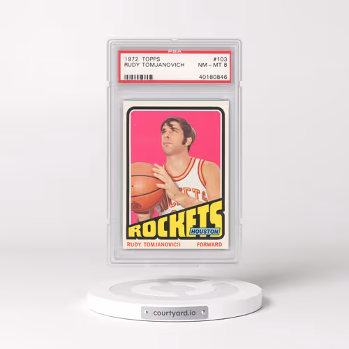 1972 Topps #103 Rudy Tomjanovich (PSA 8 NM-MT)