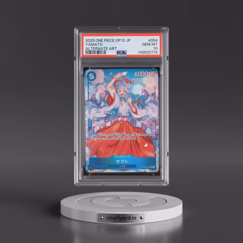 2025 One Piece Japanese OP13-Carrying on His Will #054 Yamato - Alternate Art (PSA 10 GEM MINT)