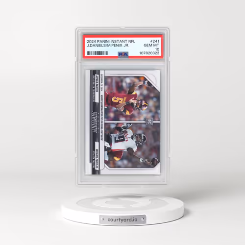 2024 Panini Instant NFL #241 Jayden Daniels/Michael Penix Jr. (PSA 10 GEM MINT)