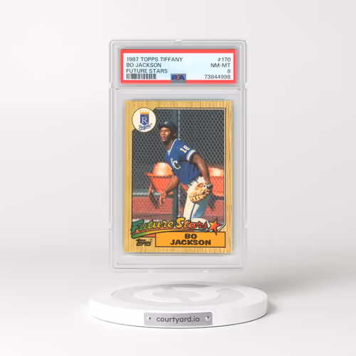 1987 Topps Tiffany #170 Bo Jackson - Future Stars (PSA 8 NM-MT)