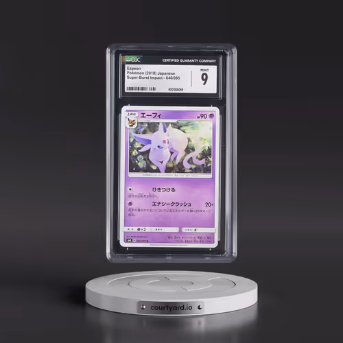 2018 Super-Burst Impact #040/095 Espeon (CGC 9 MINT)