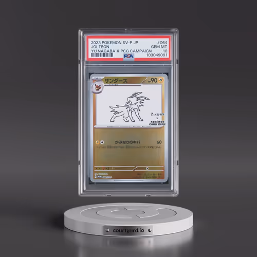 2023 Pokémon SV-P Promo #064 Jolteon - YU Nagaba X Pokemon Card Game Campaign (PSA 10 GEM MINT)
