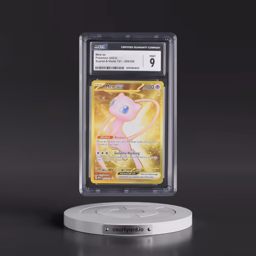 2023 Scarlet & Violet 151 - MEW EN #205/165 Mew ex - Hyper Rare Holo (CGC 9 MINT)
