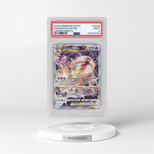 2023 Pokémon Sword and Shield Crown Zenith #GG46 Deoxys Vstar - Full Art (PSA 9 MINT)