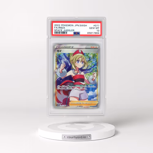 2022 Pokémon Sword & Shield Space Juggler #077 Irida - Full Art (PSA 10 GEM MINT)