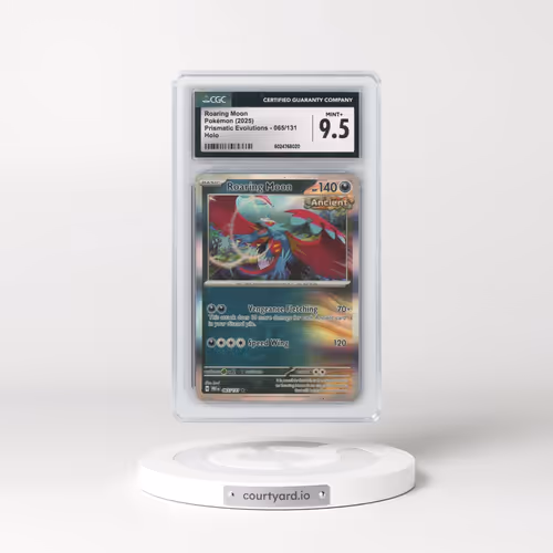 2024 Prismatic Evolutions - PRE EN #065/131 Roaring Moon - Holo (CGC 9.5 MINT+)