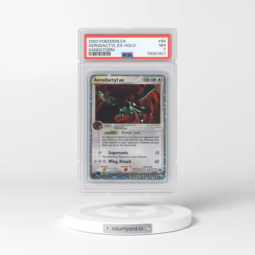 2003 EX Sandstorm #94 Aerodactyl EX - Holo (PSA 7 NM)