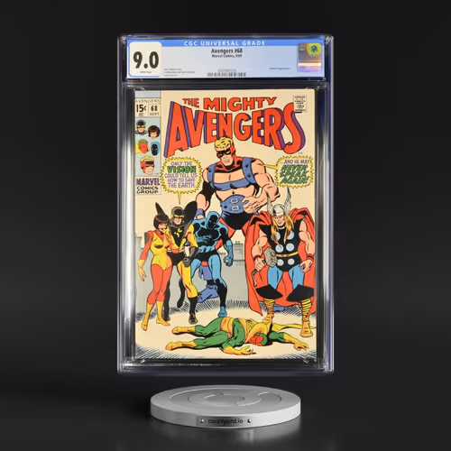 Avengers #68 CGC 9.0 White Pages (Marvel Comics, 9/69)